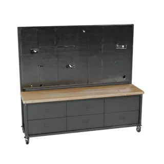 Mechanic Pegboard Wall 3D Asset for Studio Catalogs