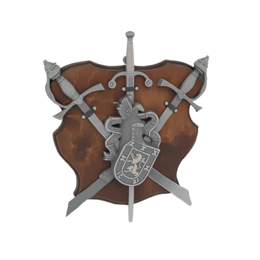 Medieval Heraldic Sword Display