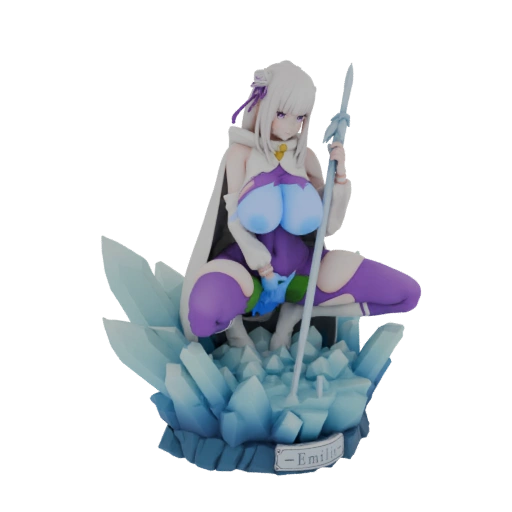 Emilia Crystal Throne 3D Model