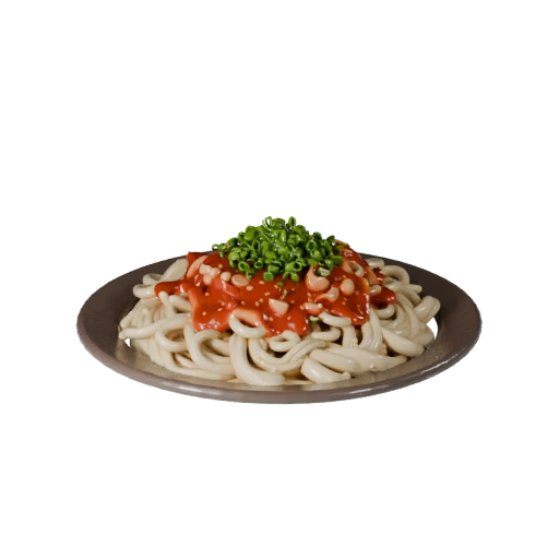 Homestyle Pasta Plate 3D Cinematic Asset for Studio
