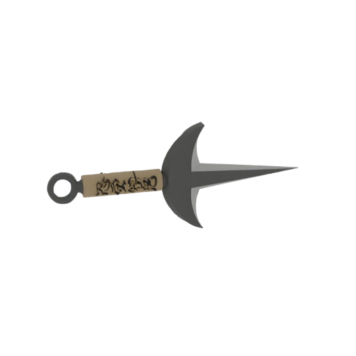 Kunai Throwing Knife 3D Model
