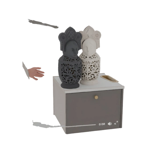 Ornate Lantern Figures