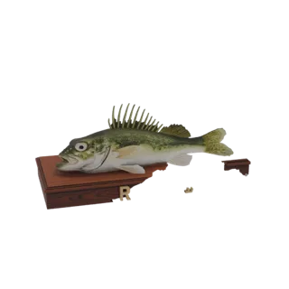 Trophy Bass Fish Mount