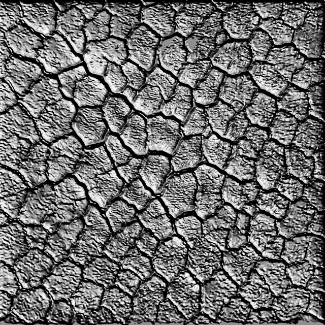 Modelo 3D patrón relieve hexágonos, imitando textura de piel, con sombras profundas y formas orgánicas.