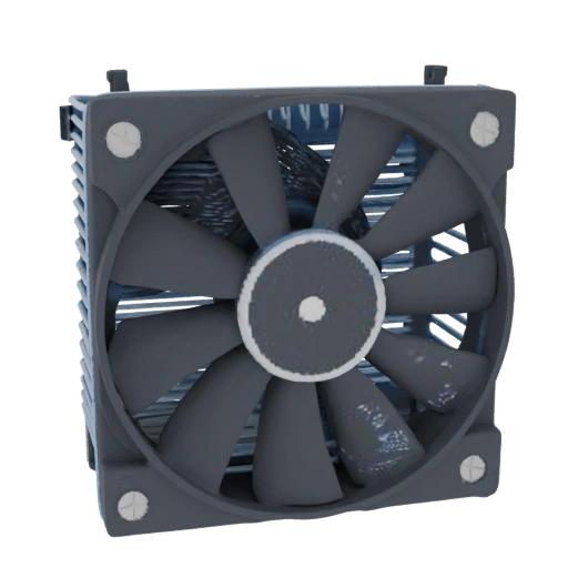 120mm Fan Adapter with Seal for Tesla P40 Radiator