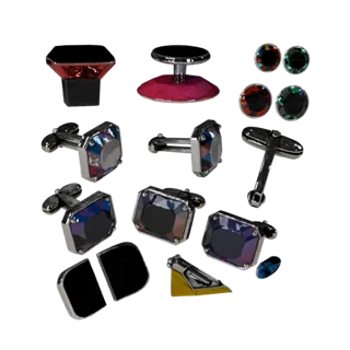 Gem Set Cufflink 3D Asset for Casual Studio Levels