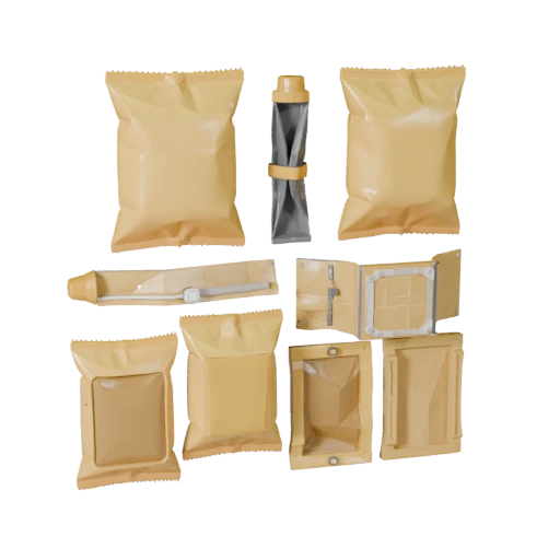 Sealed Chip Bag 3D Browser Asset for AR Online Use