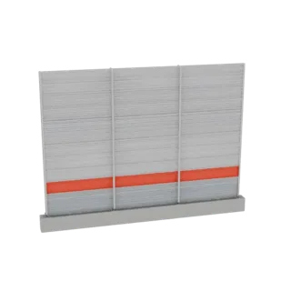 Modern Industrial Sound Barrier