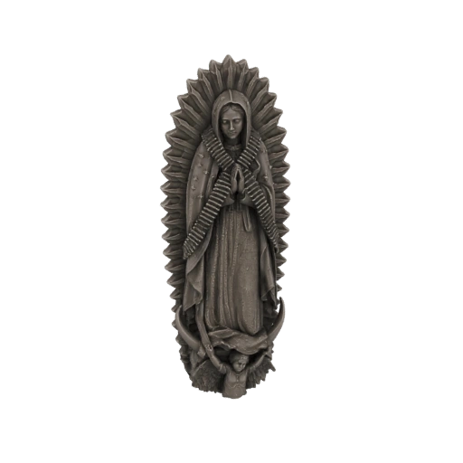 Virgin Mary with Bullet Belt Statue