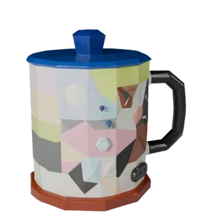 Cluttered Mug 3D Asset for Unity and Unreal Levels