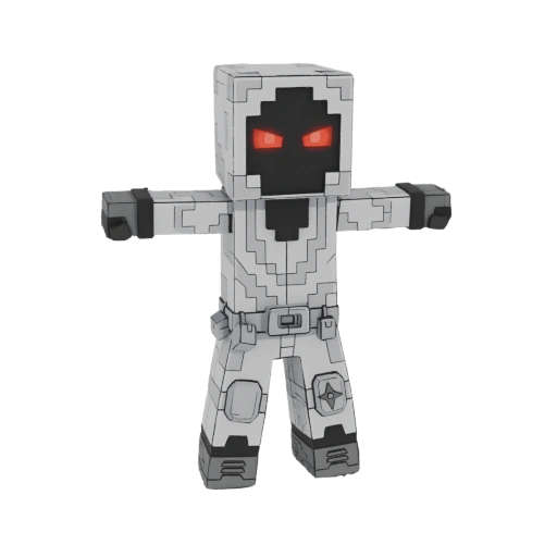 Sci-Fi Hooded Figure 3D Model
