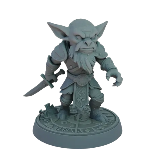Fantasy Goblin Archer Miniature STL - Clawing