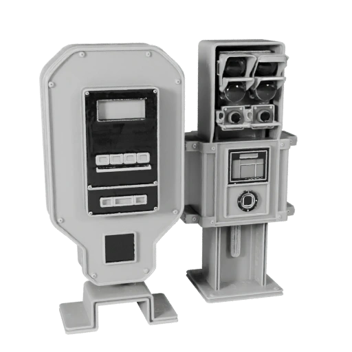 Airport Barrier Gate 3D Print Asset for Studio Use