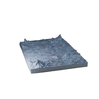 Volcanic Wasteland Biome Modular 3D Kit for Level Building
