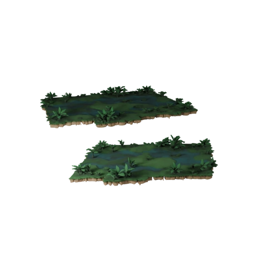 Misty Swamp Biome Unity Asset Biomes 3D for Game Levels