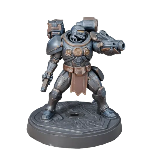 Sci-Fi Meeple Set collectible 3D model preview showing scale, studio close-up view, icon shape and table readability