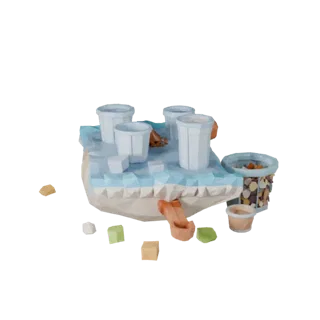 Pantry Rice Sack 3D Game Asset for Realtime Engines
