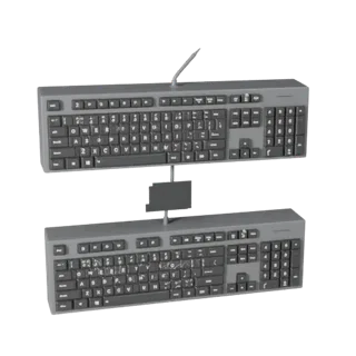 Home Office Keyboard 3D Realtime Asset for Engines