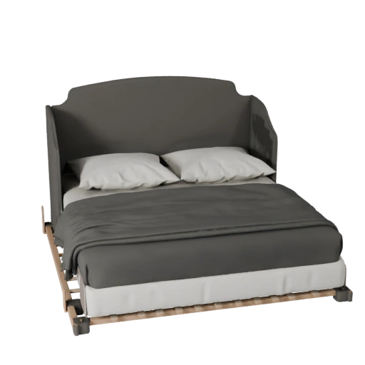 Unreal Ready Canopy Bed Frame 3D Game Asset Bundle