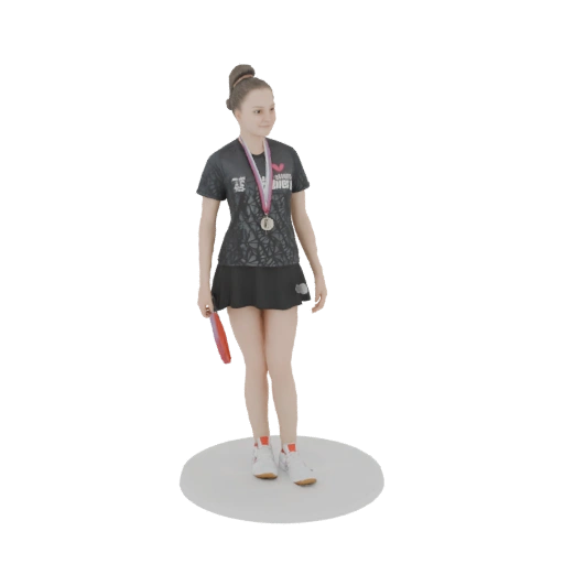 Table Tennis Champion Miniature