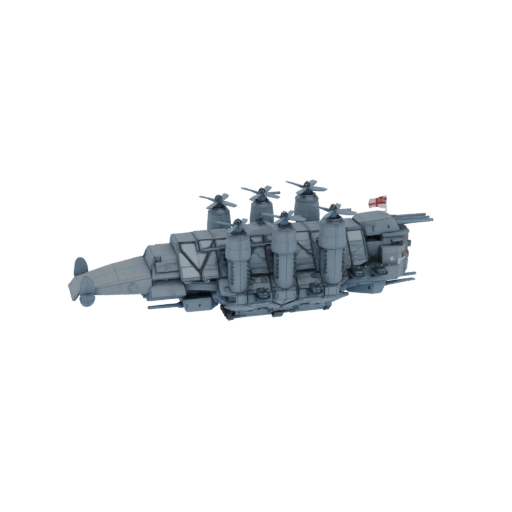 Steampunk Airship Model