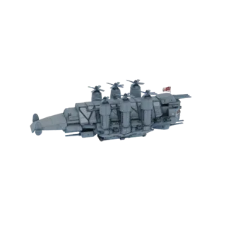 Steampunk Airship Model