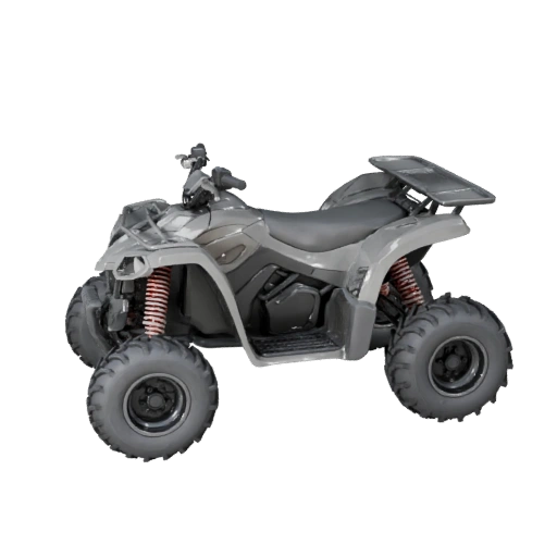 Quad ATV 3D Model para Unidad - Activo de Juego Poligonal Bajo