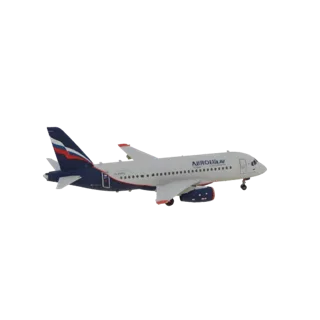 Modèle 3D Sukhoi Superjet 100 Aeroflot