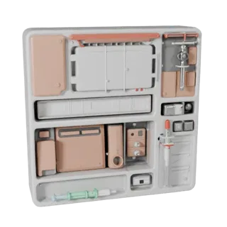 First Aid Injection Practice Pad 3D Casual Game Asset