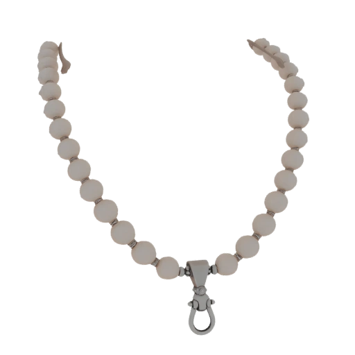 Chain Pearl Necklace 3D Cinematic Asset for Studio
