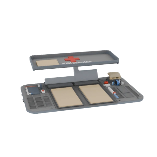 First Aid Injection Practice Pad 3D Asset for AR Use