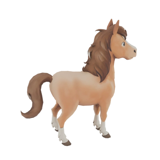Stylized Horse 3D Model