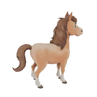 Stylized Horse 3D Model