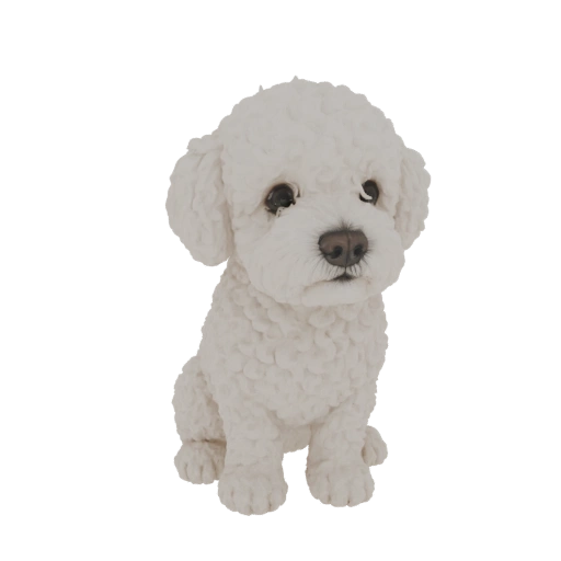 Bichon Frise Dog Figurine