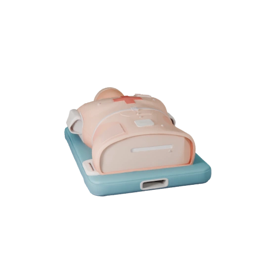 Stylized First Aid Cpr Torso Trainer 3D Game Asset