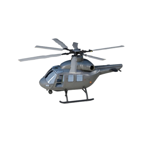 Modelo 3D de Helicóptero para Unity - Ativo de Jogo Low Poly