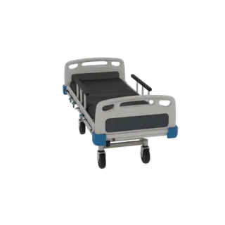 Surgical Hospital Bed 3D Study Asset for Classrooms