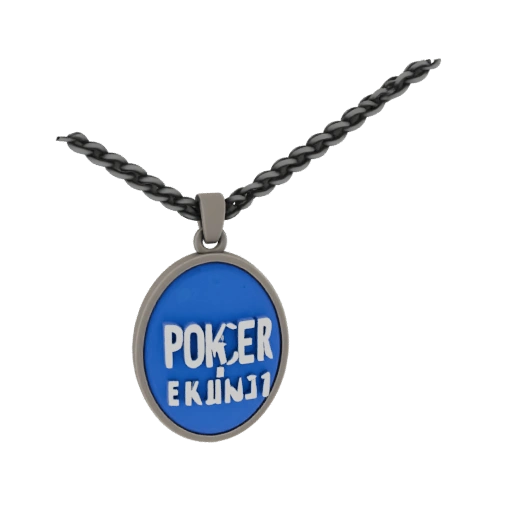 Oval Pendant "Poker"