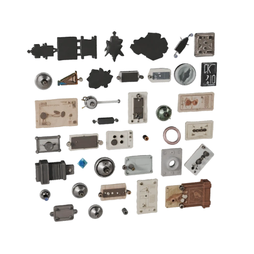 Urban Street Clutter 3D Layered Asset for Builders