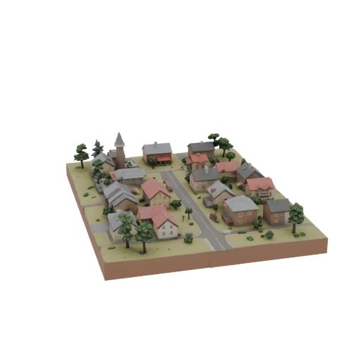 Tatarsk Village 3D Model 1:1 Scale