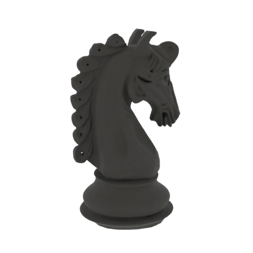 Chess Knight 3D Model