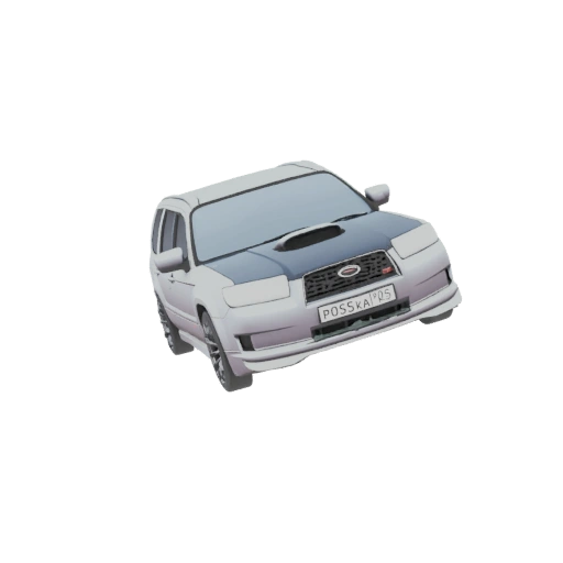 Subaru Forester STI 3D Model