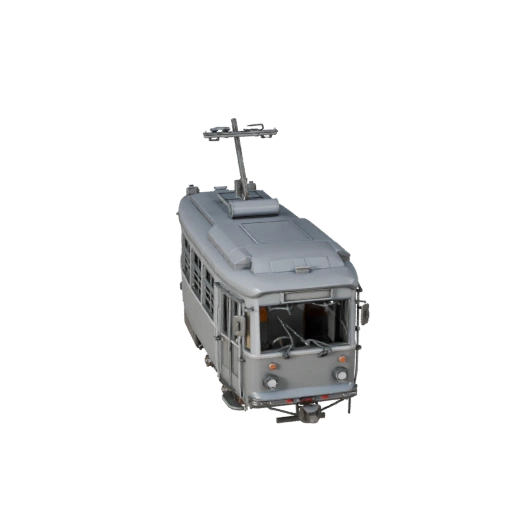 Modelo 3D de Tranvía Listo para Juegos para Uso en Tiempo Real Activo PBR