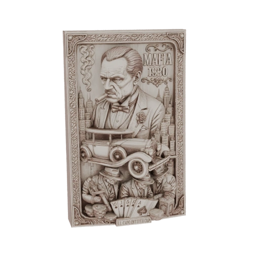 Mafia 1920s Relief Sculpture