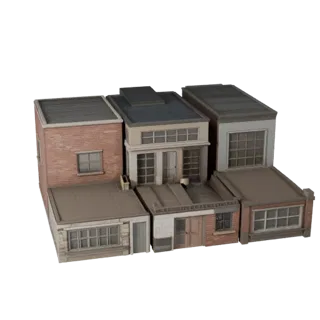 Modular Storefront Kit 3D Model for Unity - Game Asset