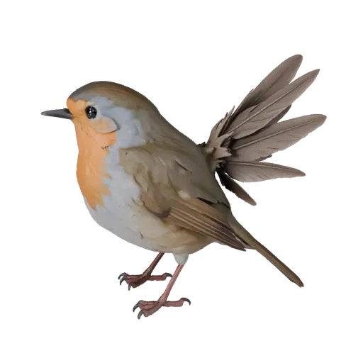Realistic Robin 3D Model - Rigged PBR Asset for Games | Royalty-Free
