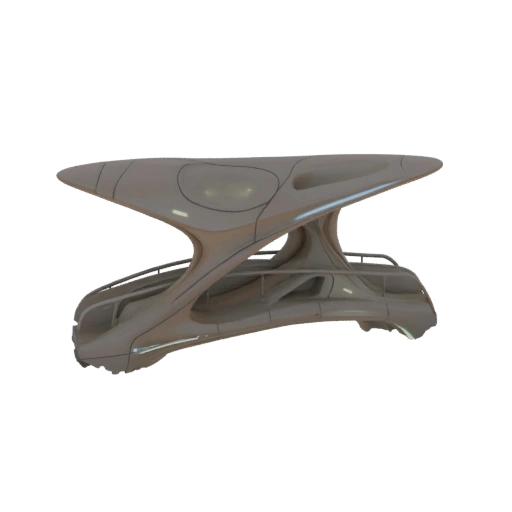 Futuristic Organic Console Table