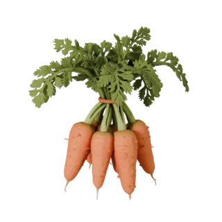 Market Carrot Bunch 3D Game Asset for Engine Levels