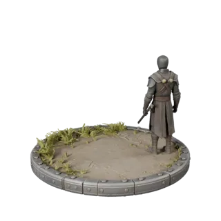 Realistic Industrial Oval Base | Scene Composition Asset