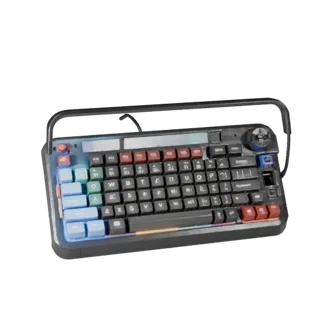 Stylized Wireless Mechanical Keyboard 3D Game Asset